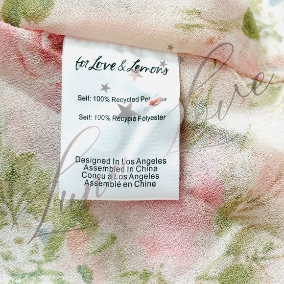 FOR LOVE & LEMONS Emmaline Floral Maxi Dress NWT - Picture 8 of 13